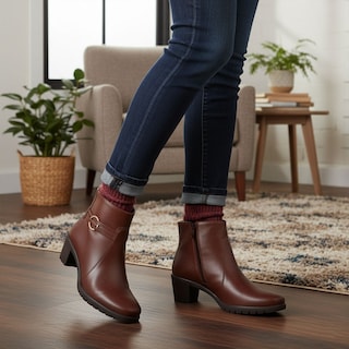 Foto 2 | Foto 2 | Botín Vestir Dama Nick & Wick Modelo 4431 Café Elegante - Cómodo - Formal