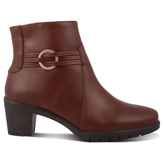 Foto 3 | Foto 3 | Botín Vestir Dama Nick & Wick Modelo 4431 Café Elegante - Cómodo - Formal