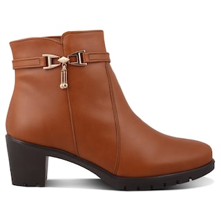 Foto 3 | Foto 3 | Botín Vestir Dama Nick & Wick Modelo 4433 Marrón Elegante - Cómodo - Formal