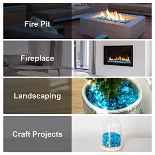 Foto 6 | Foto 6 | Fire Glass Beads Stanbroil 4 5 Kg Brillo Azul Caribeño - Venta Internacional.