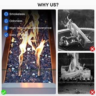 Foto 3 | Foto 3 | Fire Glass Stanbroil 4 Mm Reflectante Templado 4 5 Kg Azul Pacífico - Venta Internacional.