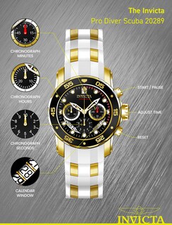 Foto 4 | Foto 4 | Reloj Invicta Pro Diver 20289 Quartz Para Hombre Con Caja De 48 Mm - Venta Internacional.