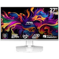 Monitor Gamer 27'' Msi Mag 272qpw Qd-oled X28 0.03ms 280hz Wqhd Usb-c Hdmi2.1 Displayport 1.4a Adaptive Sync Blanco