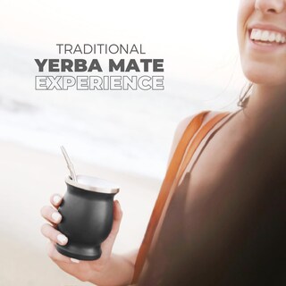 Foto 3 | Foto 3 | Set De Yerba Mate Balibetov Acero Inoxidable Doble Pared Negro - Venta Internacional.