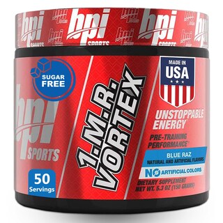Foto 1 | Foto 1 | Polvo Para Antes Del Entrenamiento Bpi Sports 1.m.r Vortex Blue Raz 50 Serv - Venta Internacional.