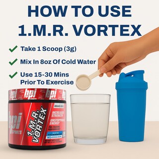 Foto 7 | Foto 7 | Polvo Para Antes Del Entrenamiento Bpi Sports 1.m.r Vortex Blue Raz 50 Serv - Venta Internacional.