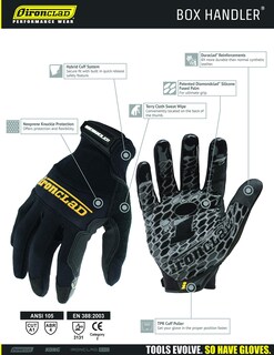 Foto 4 | Foto 4 | Guantes De Trabajo Ironclad Box Handler Bhg Extreme Grip Xl - Venta Internacional.