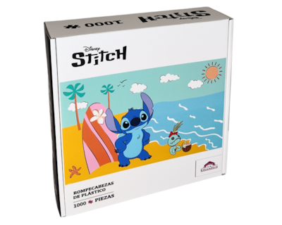 Foto 1 | Foto 1 | Rompecabezas Stitch En La Playa 1000 Pz De Plastico