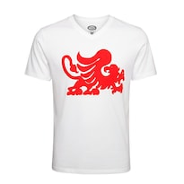 Playera Ragnar Para Caballero Con Aplicación Flock Grypho