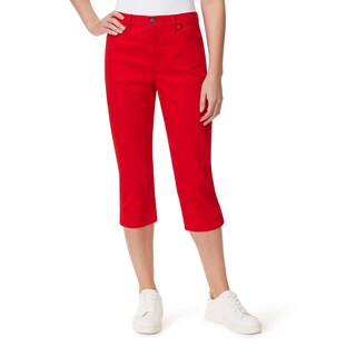 Foto 1 | Foto 1 | Jean Capri Amanda Gloria Vanderbilt En Color Chile Pepper Talla Plus - Venta Internacional.