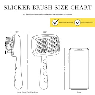 Foto 6 | Foto 6 | Slicker Brush Tweezerman Para Perros Y Gatos Para Mascotas Grandes - Venta Internacional.