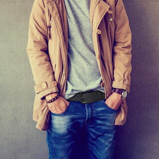 Foto 3 | Foto 3 | Cinturón Casual Timberland De Cuero Azul Marino Para Hombre Talla 32 - Venta Internacional.