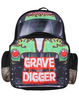 Foto 2 | Foto 2 | Mochila Intimo Monster Jam Monster Truck Grave Digger Para Niños - Venta Internacional.