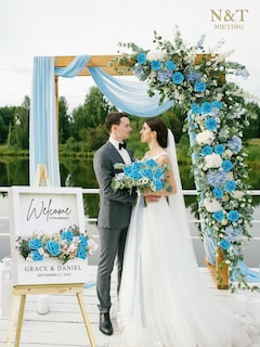 Foto 6 | Foto 6 | Flores Artificiales N&t Nieting Rosas Azules De Espuma X50 - Venta Internacional.