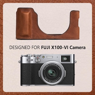 Foto 2 | Foto 2 | Funda De Piel Auténtica Muziri Kinokoo Para Fujifilm X100vi Color Marrón - Venta Internacional.