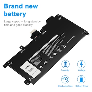 Foto 5 | Foto 5 | Batería Para Laptop Futurebatt 1fkcc 7.6v 38wh Para Dell Latitude 7200 7210 - Venta Internacional.