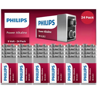 Foto 1 | Foto 1 | Batería Philips Power Alcalina 9v Paquete De 24 Con Hasta 5 Años De Duración - Venta Internacional.