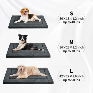 Foto 5 | Foto 5 | Cama Para Perros Western Home Para Transportadora Con Espuma De Alta Resiliencia Gris Oscuro - Venta Internacional.