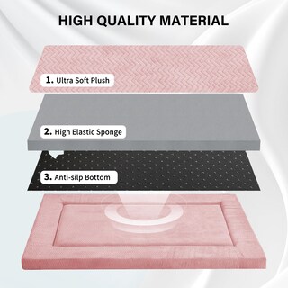 Foto 3 | Foto 3 | Cama Para Perros Western Home Con Espuma De Alta Resiliencia Rosa Para Jaula - Venta Internacional.