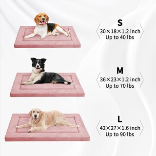 Foto 5 | Foto 5 | Cama Para Perros Western Home Con Espuma De Alta Resiliencia Rosa Para Jaula - Venta Internacional.