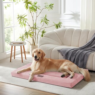 Foto 6 | Foto 6 | Cama Para Perros Western Home Con Espuma De Alta Resiliencia Rosa Para Jaula - Venta Internacional.
