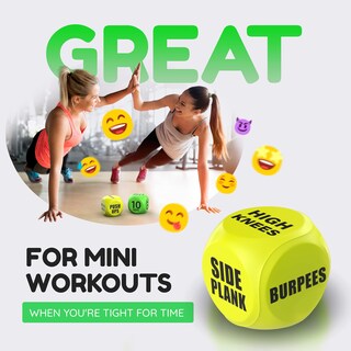 Foto 4 | Foto 4 | Dados De Ejercicio Skywin Fun Workout Para Entrenamiento Individual O Grupal Foam Fitness - Venta Internacional.