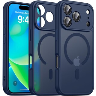 Foto 1 | Foto 1 | Funda Magnética Oterkin Para Iphone 17 Pro Max Azul Oscuro - Venta Internacional.
