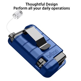 Foto 2 | Foto 2 | Funda Protectora Beltron Tandem T:slim X2 Con Clip Metálico Azul - Venta Internacional.