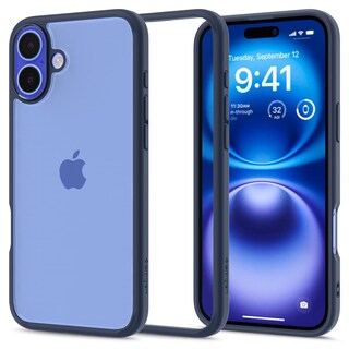 Foto 1 | Foto 1 | Funda Spigen Ultra Hybrid Para Iphone 16 - Azul Marino - Venta Internacional.