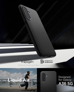 Foto 2 | Foto 2 | Funda Spigen Liquid Air Para Samsung Galaxy A36 5g Negra - Venta Internacional.