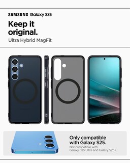 Foto 2 | Foto 2 | Funda Spigen Ultra Hybrid Magfit Para Galaxy S25 Frost Color Negro - Venta Internacional.