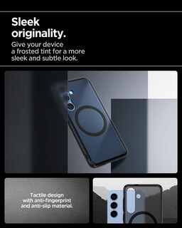 Foto 6 | Foto 6 | Funda Spigen Ultra Hybrid Magfit Para Galaxy S25 Frost Color Negro - Venta Internacional.