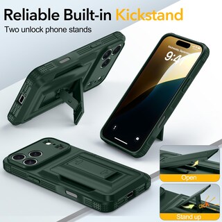 Foto 5 | Foto 5 | Funda Cartera Oterkin Para Iphone 17 Pro Max Con Soporte Para 4-5 Tarjetas - Venta Internacional.