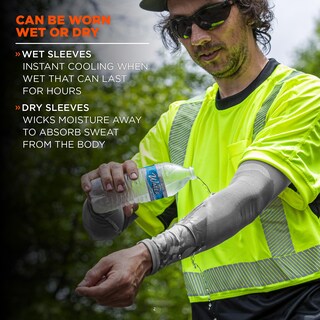 Foto 3 | Foto 3 | Manguitos Refrescantes Ergodyne Chill Its 6690 Upf 50+ Unisex - Venta Internacional.