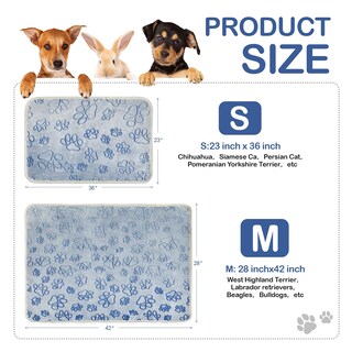 Foto 5 | Foto 5 | Almohadillas Reutilizables Para Cachorros Qeils Paquete De 2 Lavables Para Perros 28x42 Cm - Venta Internacional.