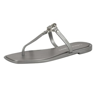 Foto 1 | Foto 1 | Sandalia Calvin Klein Edhen Para Mujer Plata Talla 9 - Venta Internacional.