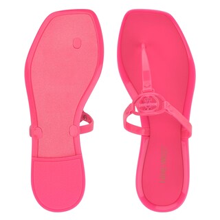 Foto 3 | Foto 3 | Sandalia Nine West Dacota Mujer Rosa Neón 660 Talla 5 - Venta Internacional.