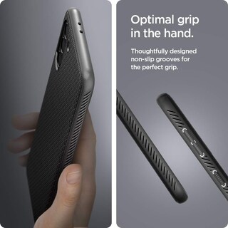 Foto 6 | Foto 6 | Funda Spigen Liquid Air Para Galaxy S21 Plus 5g - Negro Mate - Venta Internacional.