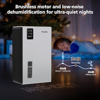 Foto 5 | Foto 5 | Deshumidificador Ninesky 2.8l Para 93 M² Con Apagado Automático Y Luz Led - Venta Internacional.