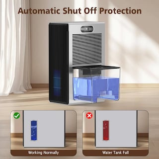 Foto 6 | Foto 6 | Deshumidificador Ninesky 2.8l Para 93 M² Con Apagado Automático Y Luz Led - Venta Internacional.