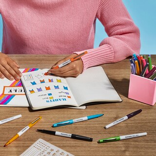 Foto 5 | Foto 5 | Bolígrafos Con Punta De Fieltro Paper Mate Flair Bold De 1 2 Mm Colores Surtidos 16 - Venta Internacional.