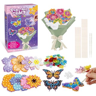 Foto 1 | Foto 1 | Kit De Manualidades Britik Poke Art Ramo De Flores Para Niños 8-12 - Venta Internacional.
