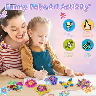 Foto 2 | Foto 2 | Kit De Manualidades Britik Poke Art Ramo De Flores Para Niños 8-12 - Venta Internacional.