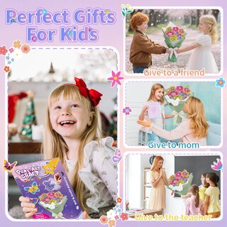 Foto 5 | Foto 5 | Kit De Manualidades Britik Poke Art Ramo De Flores Para Niños 8-12 - Venta Internacional.