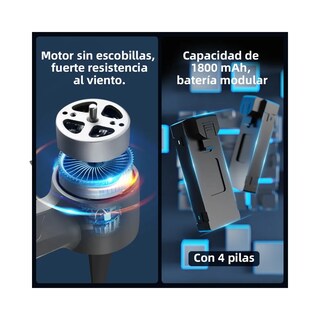 Foto 2 | Foto 2 | Drone Belug Xt204 De Motor Doble Sin Escobillas 4k Hd/4 Baterías Negro