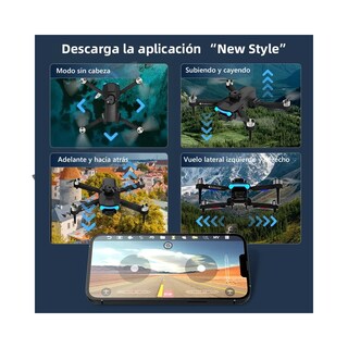 Foto 3 | Foto 3 | Drone Belug Xt204 De Motor Doble Sin Escobillas 4k Hd/4 Baterías Negro