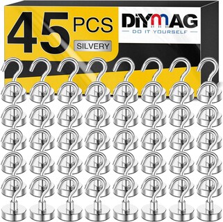Foto 1 | Foto 1 | Ganchos Magnéticos Diymag Extra Fuertes Para Nevera (45 P Plata) - Venta Internacional.