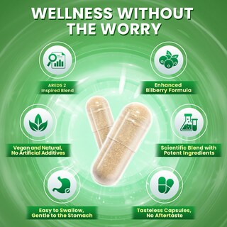 Foto 6 | Foto 6 | Suplementos Lukaree Avanzados Vitaminas Oculares Areds 2 120 Cápsulas - Venta Internacional.