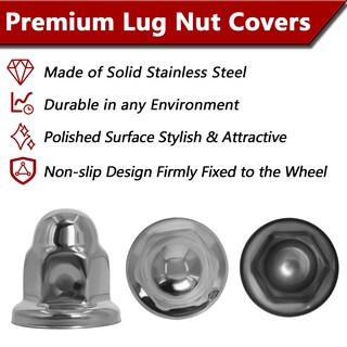 Foto 2 | Foto 2 | Cubiertas Para Tuercas Podoy De Acero Inoxidable 33mm X 5.3cm (paquete De 60) - Venta Internacional.