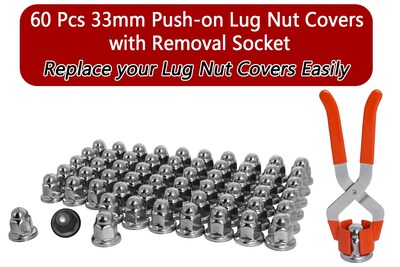 Foto 4 | Foto 4 | Cubiertas Para Tuercas Podoy De Acero Inoxidable 33mm X 5.3cm (paquete De 60) - Venta Internacional.